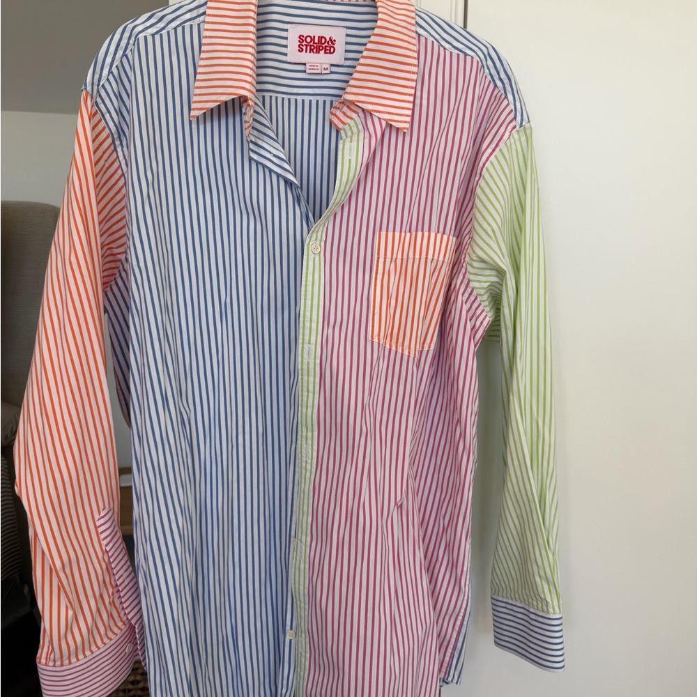 Solid & Striped Multicolor Striped Shirt